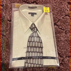 Mens Dress Shirt and silk tie set